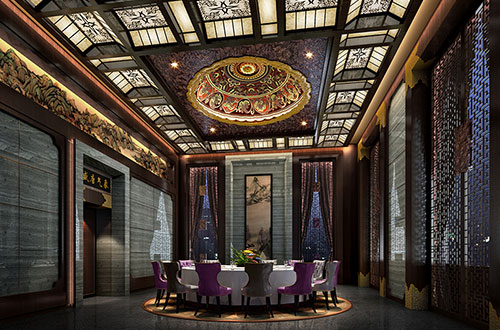 东山低调奢华的新中式酒店设计效果图